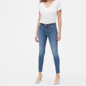 Gap True Skinny High Rise in Medium Indigo 8